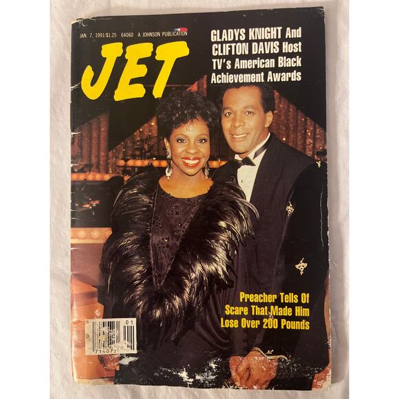 Vintage JET Magazines Lot 6 -1990's Arsenio Hall Quincy Jones Luther Vandross - Picture 14 of 16